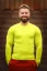 Pánske merino tričko DR WP260 - žlté - Veľkosť: XL