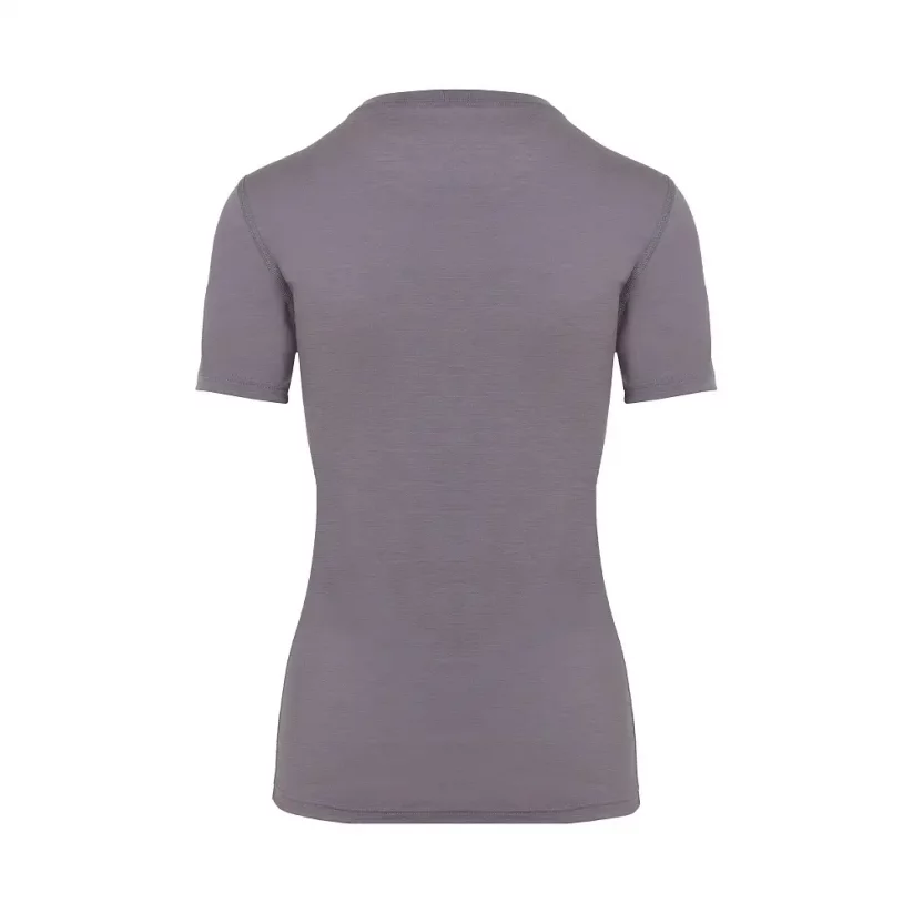 Women´s merino T-shirt SS S160 - gray - Size: XL
