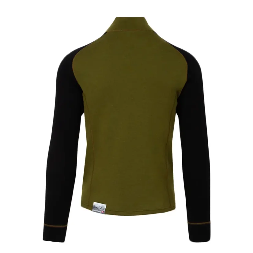 Pánske merino tričko DRZN WP250 - zelené/čierne - Veľkosť: L