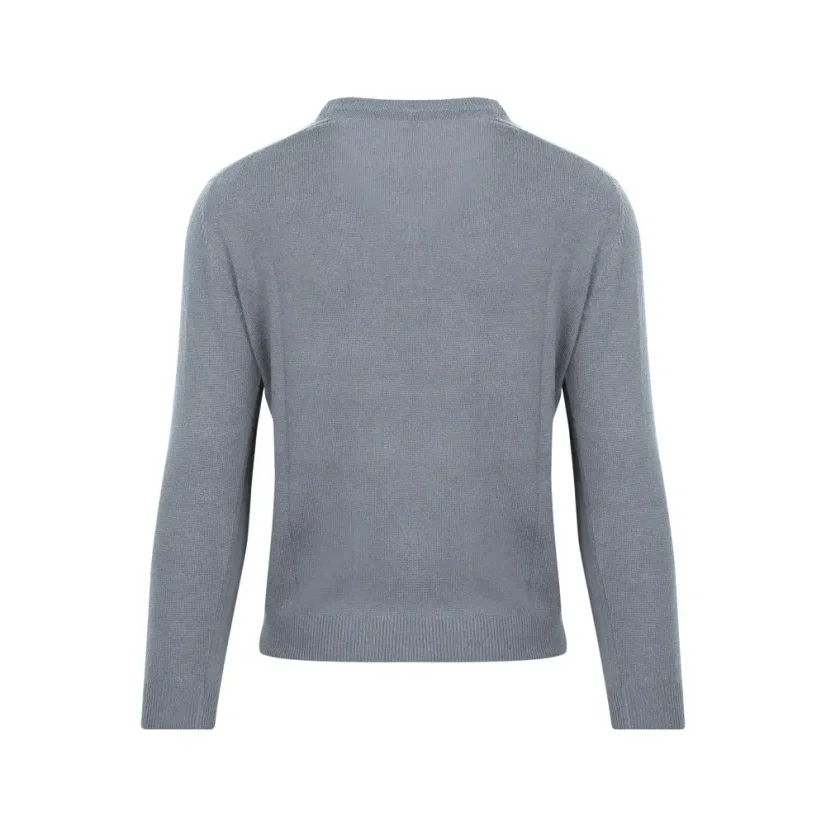 Pánský merino svetr DALI - šedý - Velikost: M