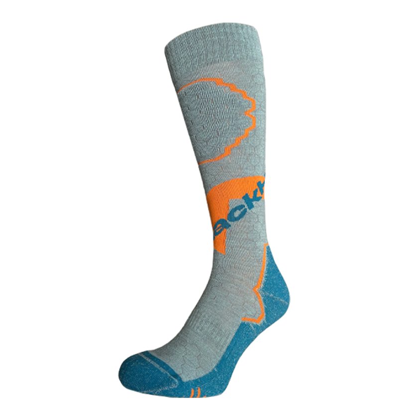 Merino socks SkiTour Performance/anatomic light - blue