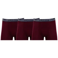 Men´s merino/silk boxers GINO M/S - burgundy 3Pack