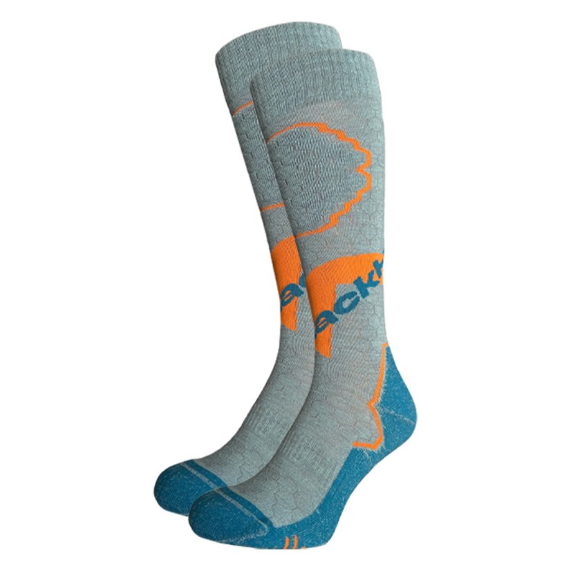 Merino lyžiarske podkolienky SkiTour Performance/anatomic light- modré 2Pack
