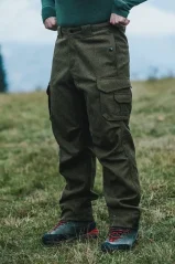 Pánské merino kalhoty SHERPA Cargo II khaki