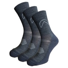Black hill outdoor merino ponožky CHOPOK - Antracit 3Pack