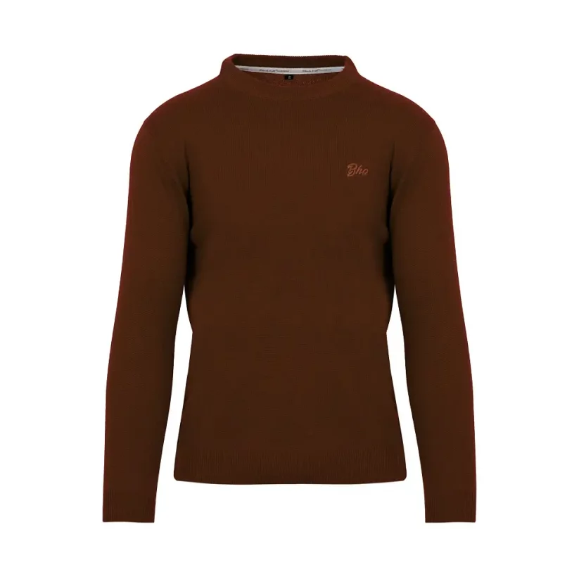 Men’s merino sweater Dali - Brown - Size: XL