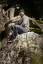 Pánske merino nohavice HIKER Cargo II HD modré