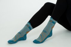 Black hill outdoor letné merino ponožky CHABENEC - modré 3Pack