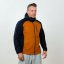 Pánská merino bunda PERUN - modrá/oranžová
