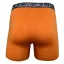 Pánske merino boxerky GINO - Oranžová