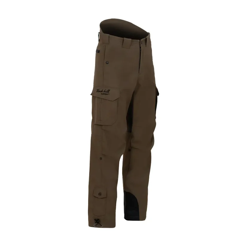 Men’s merino trousers Hiker cargo II HD Khaki - Size: XL