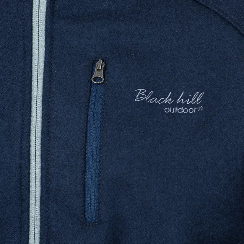 Pánská merino bunda PERUN - tmavě modrá - Velikost: S