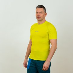 Pánske merino tričko KR S165 - Žltá neón
