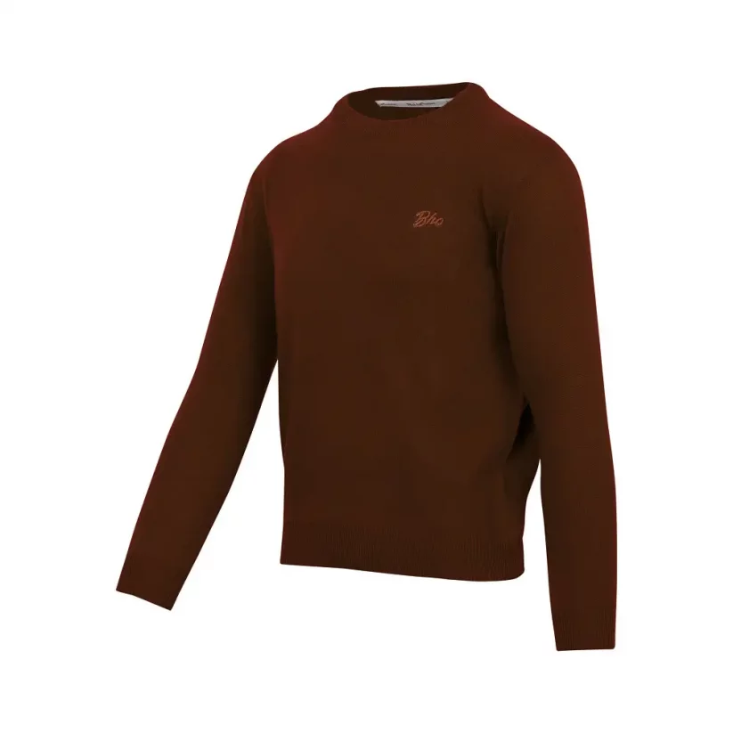 Pánsky merino sveter DALI - hnedý - Veľkosť: XL
