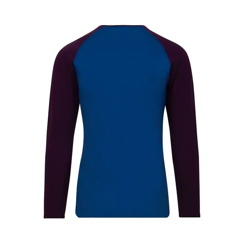 Pánske merino tričko DR UVprotection140 - modrá/lila - Veľkosť: S