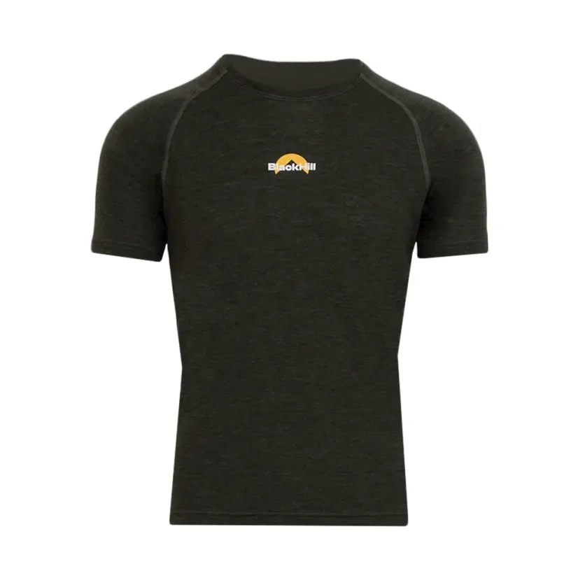 Pánske merino tričko KR S160 - zelené