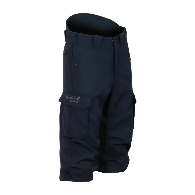 Pánske merino nohavice HIKER Cargo II HD modré