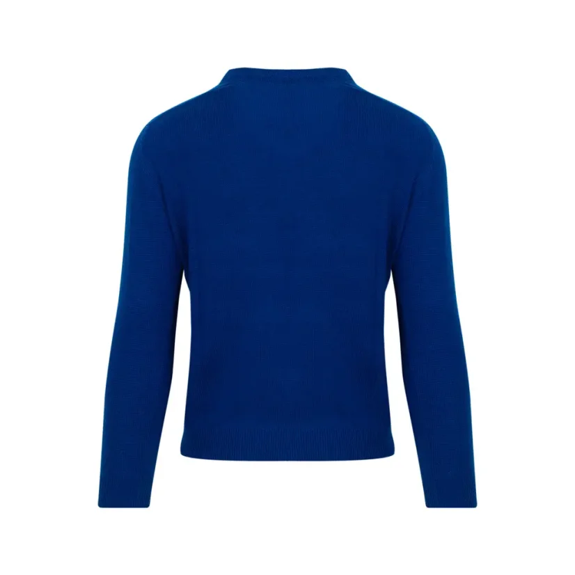 Men’s merino sweater Dali - Blue - Size: M