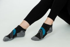 BHO letní merino ponožky GÁPEĽ - antracit/šedé 2Pack