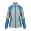 Ladies merino jacket Luna Blue/Gray