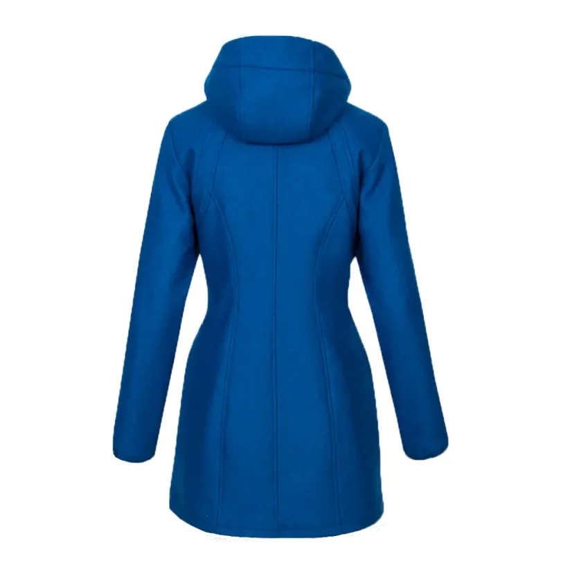 Ladies merino coat Diana Queen-Blue - Size: XS