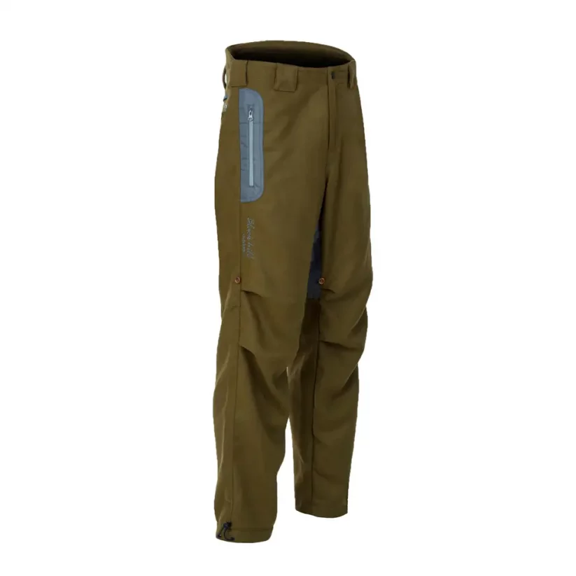 Men’s merino trousers Hiker II Khaki - Size: S