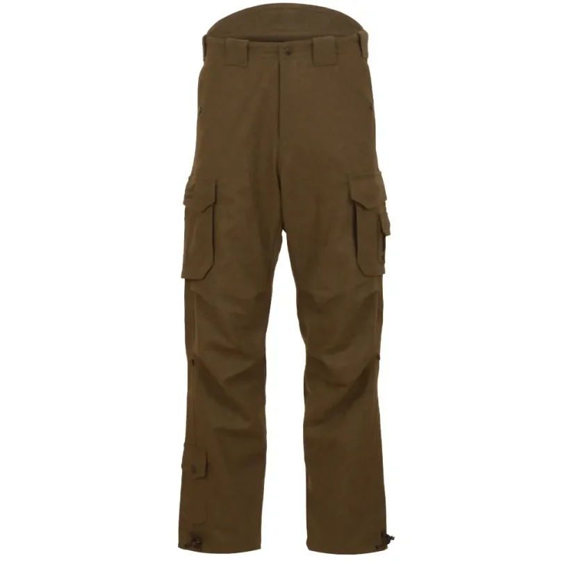 Pánské merino kalhoty SHERPA Cargo II khaki - Velikost: M