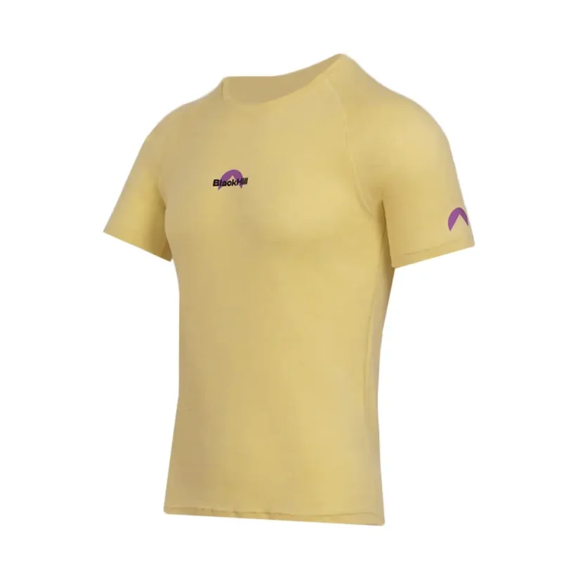 Men´s merino silk t-shirts KR S180 - yellow