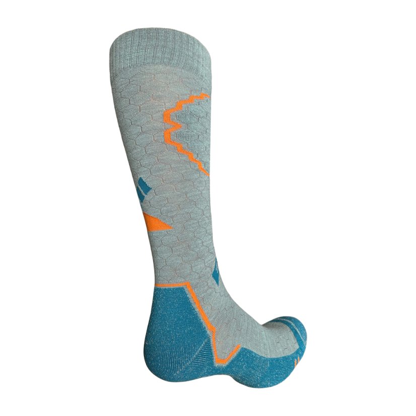 Merino lyžiarske podkolienky SkiTour Performance/anatomic light- modré 2Pack