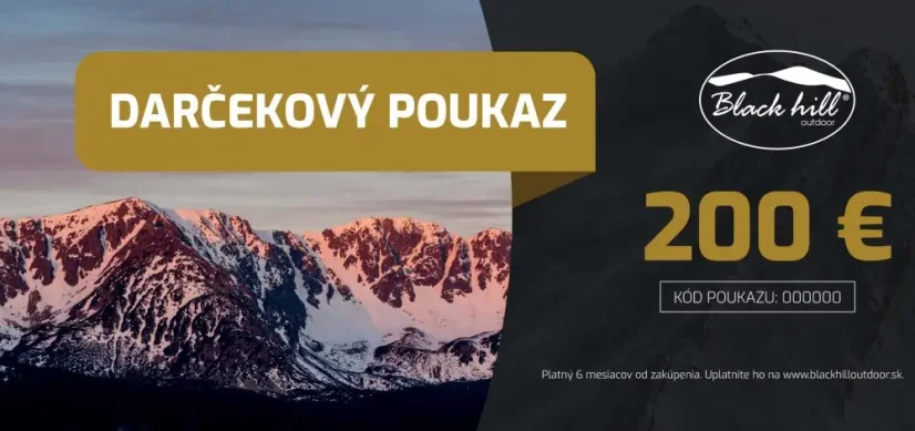 Dárkový poukaz 200 EUR