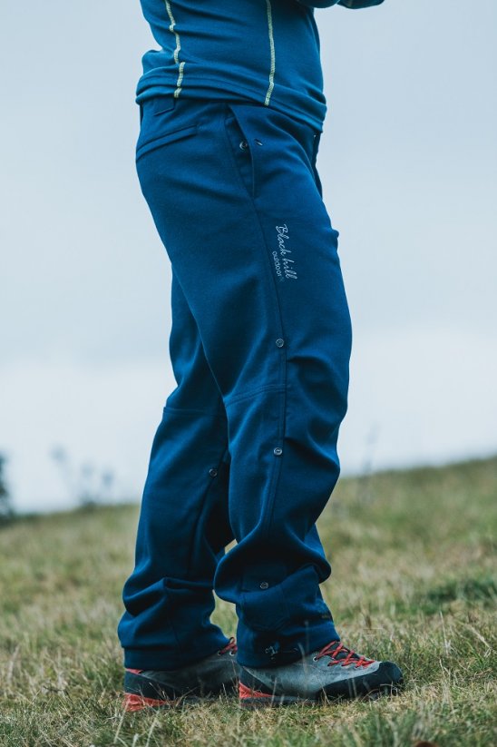Men’s merino trousers Sherpa II Blue - Size: L