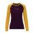 Dámské merino triko DR UVprotection140 - lila/žlutá