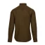 Pánska merino košeľa Trapper zelená khaki - dlhý rukáv - Veľkosť: S