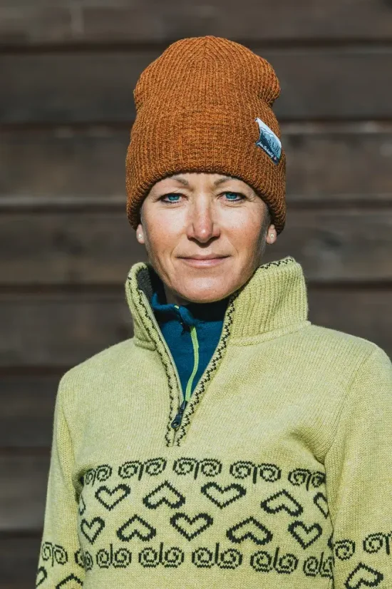 Merino čiapka Arctic II - škoricová