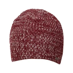 Merino čiapka Snowy - bordová melír