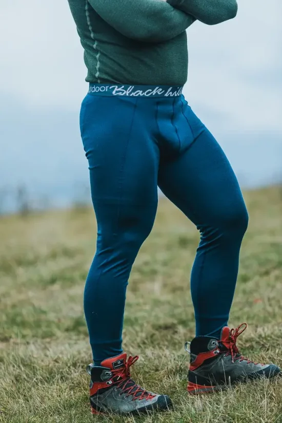 Pánske merino spodky WP260 - modré