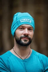 Merino čepice Active long180 - tyrkysová