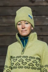 Merino cap Arctic II - citrus