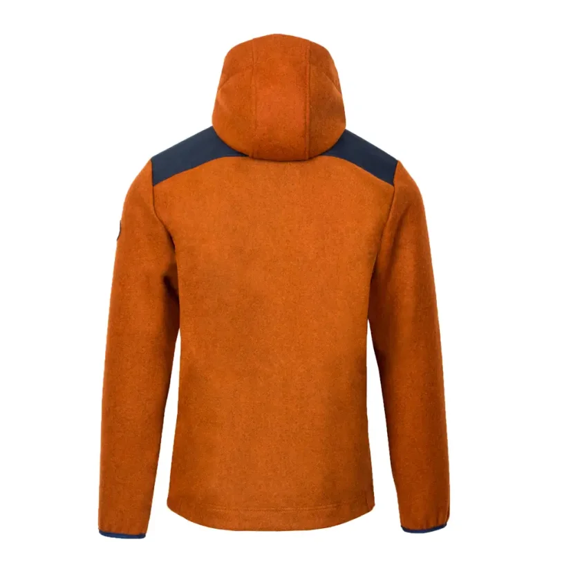 Men’s merino jacket Goral Dark Orange - Size: S