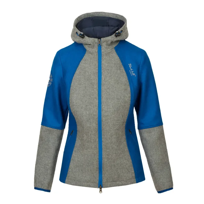 Ladies merino jacket Milica Blue/Gray - Size: L