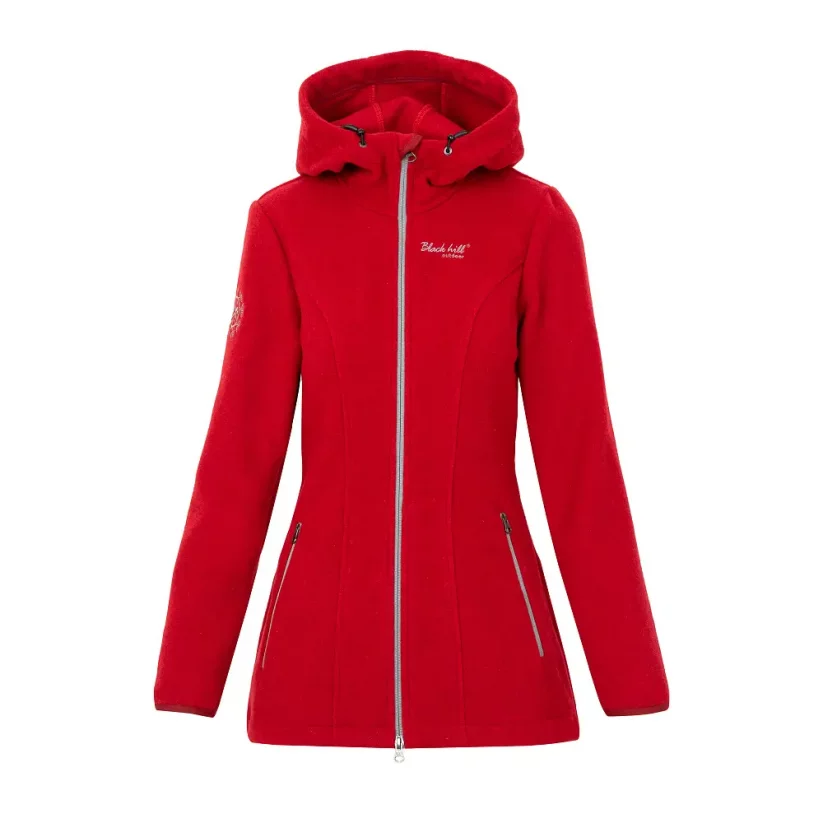 Ladies merino cashmere coat Zoja red - Size: S