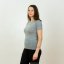 Dámske merino tričko KR S140 - Sivá - Veľkosť: XL