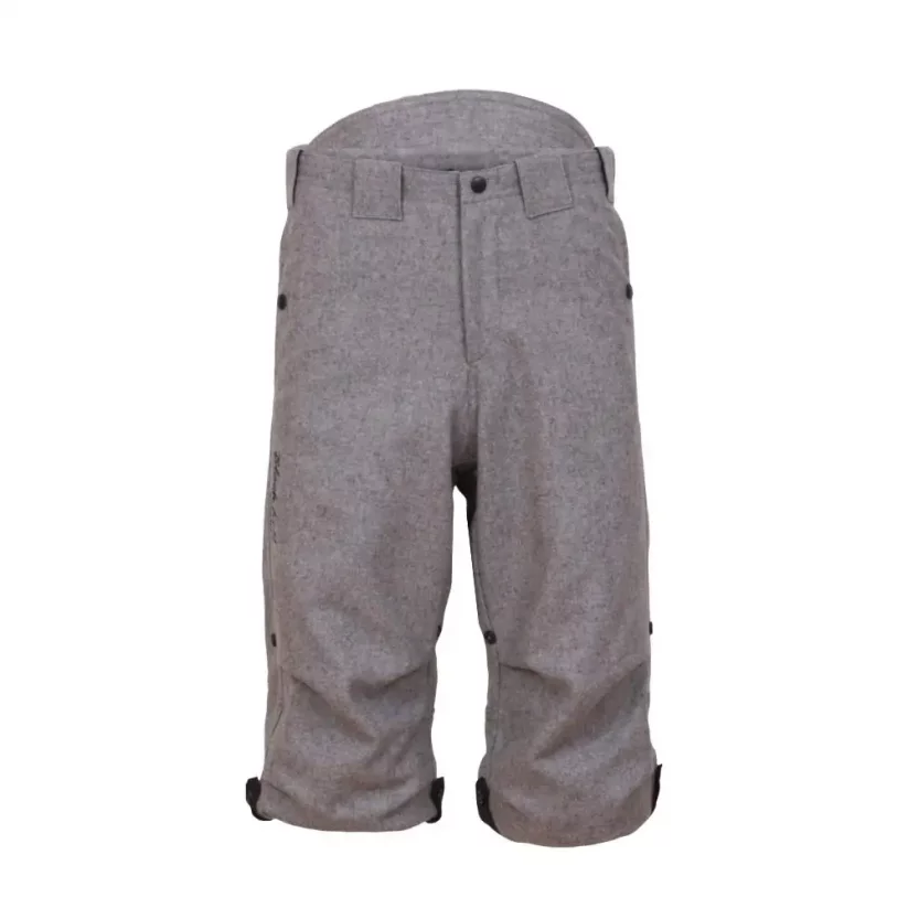 Pánské merino kalhoty SHERPA II - šedé - Velikost: XL