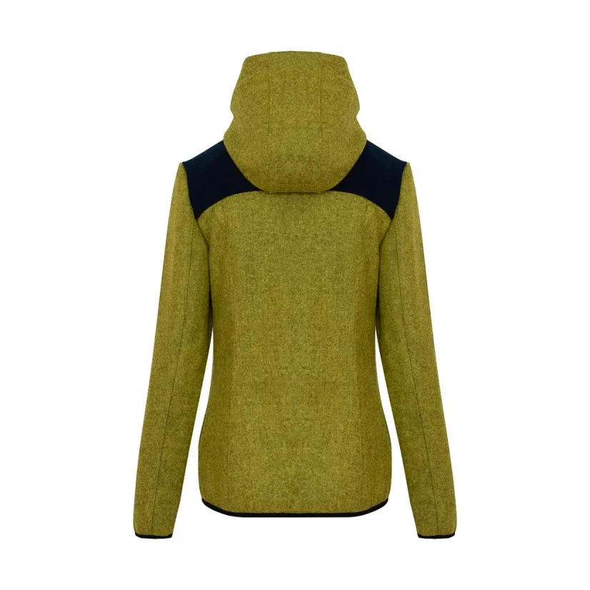 Dámska merino bunda Lesana Citrus/Blue - Size: S