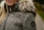 Ladies merino a coat NOVA Brown - Size: XL