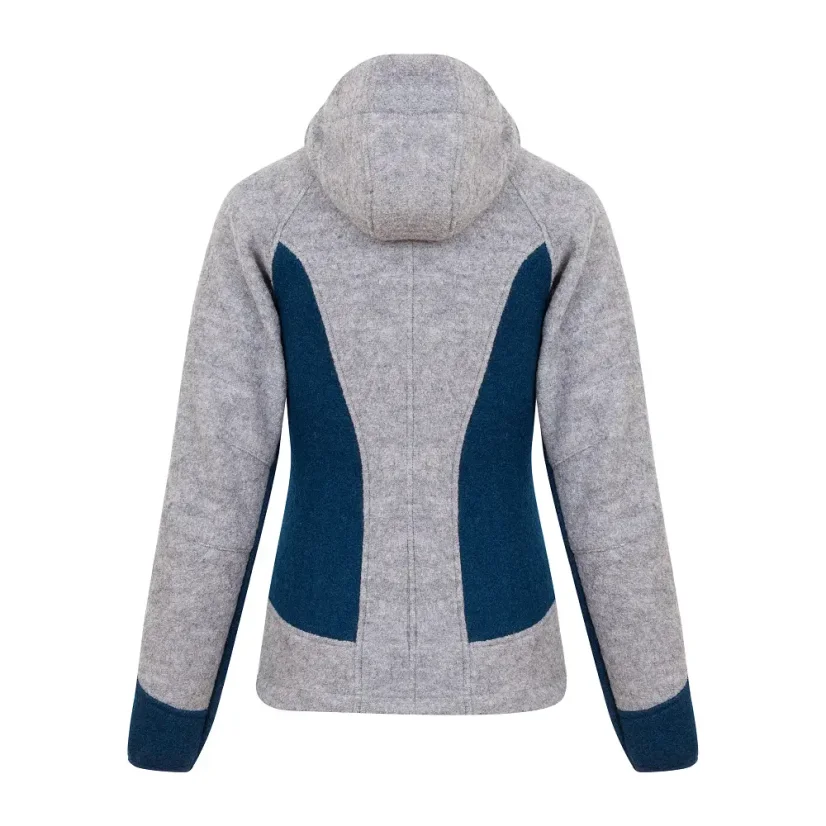 Ladies merino jacket Fatra Grey/Blue - Size: S