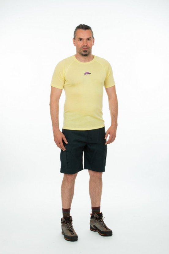 Men´s merino silk t-shirts KR S180 - yellow