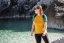 Dámske merino tričko KR UVprotection140 - žltá/smaragd