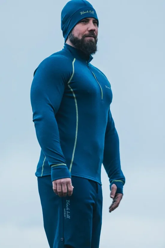 Pánske merino tričko DRZN WP260 - modré - Veľkosť: XXL