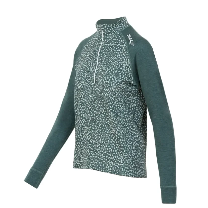 Women´s merino T-shitrt DRZN WP250 - green pattern